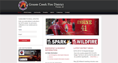 Desktop Screenshot of groomcreek.org